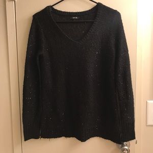 Black sparkly sweater